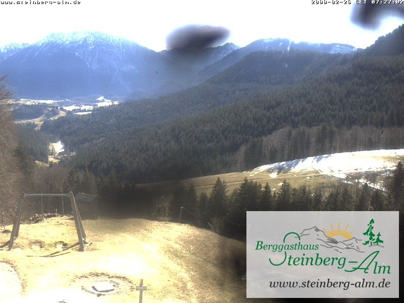 Archived image Webcam Mountain restaurant "Steinberg Alm"