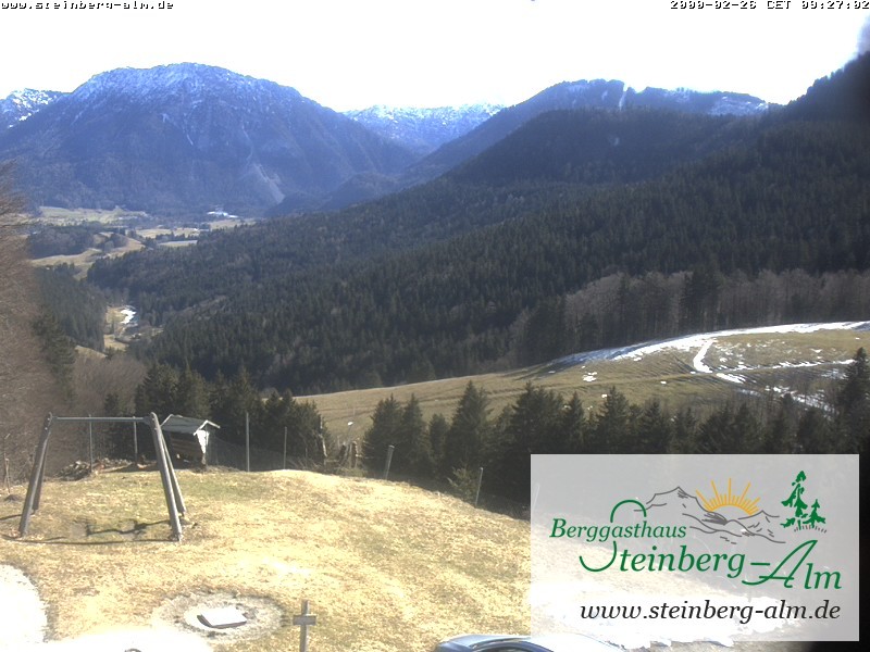 Archived image Webcam Mountain restaurant "Steinberg Alm"