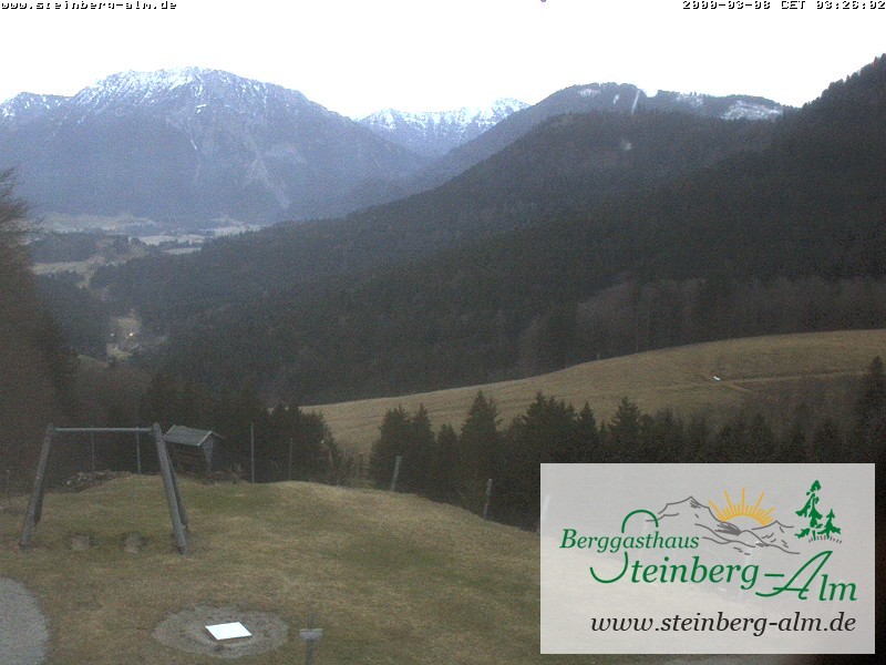 Archiv Foto Webcam Ruhpolding: Steinberg-Alm