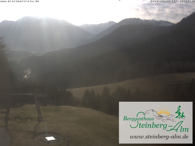 Archiv Foto Webcam Ruhpolding: Steinberg-Alm