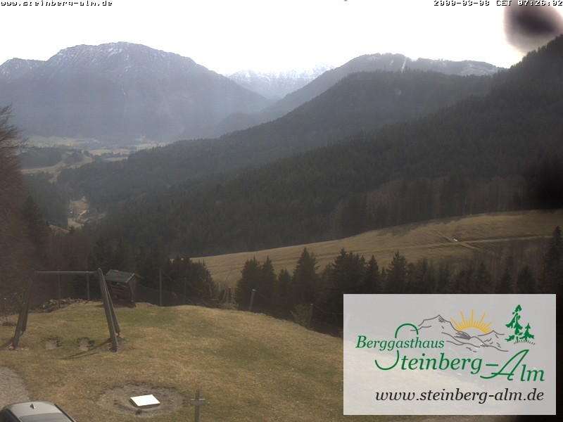 Archiv Foto Webcam Ruhpolding: Steinberg-Alm