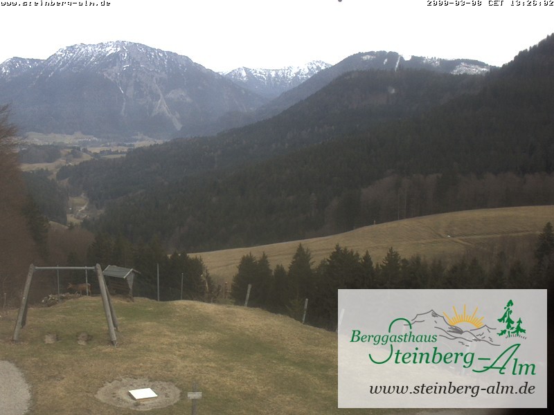 Archived image Webcam Mountain restaurant "Steinberg Alm"