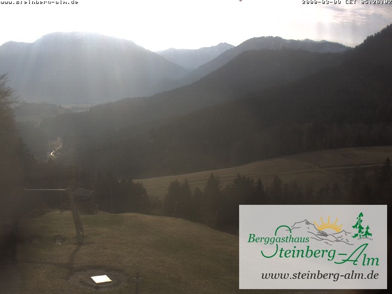 Archiv Foto Webcam Ruhpolding: Steinberg-Alm