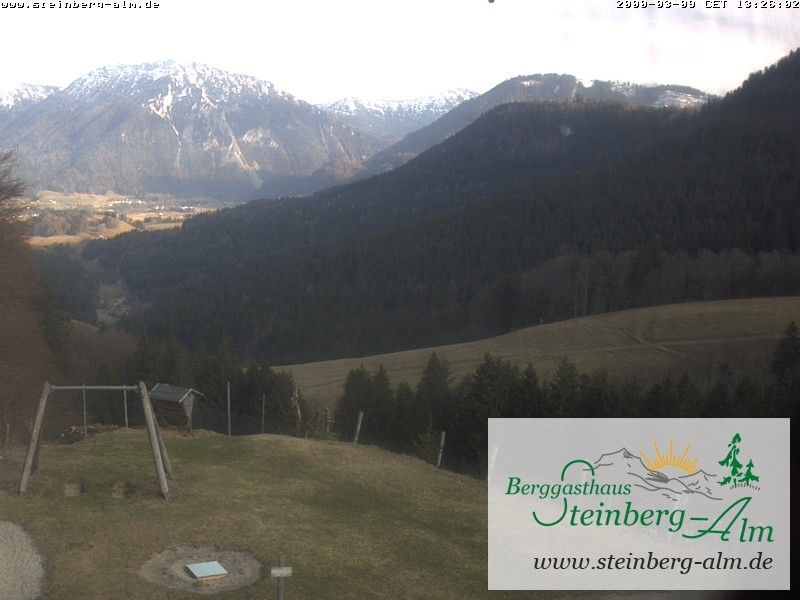 Archiv Foto Webcam Ruhpolding: Steinberg-Alm