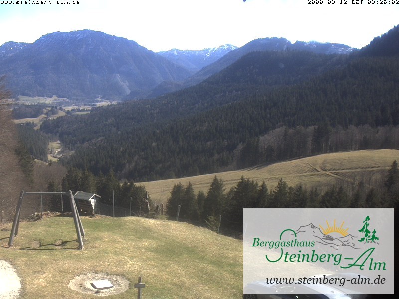Archiv Foto Webcam Ruhpolding: Steinberg-Alm