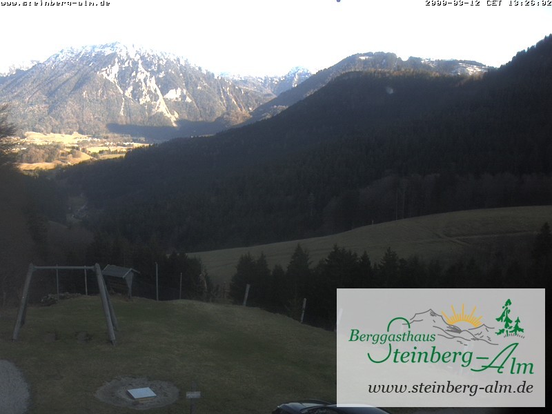 Archiv Foto Webcam Ruhpolding: Steinberg-Alm