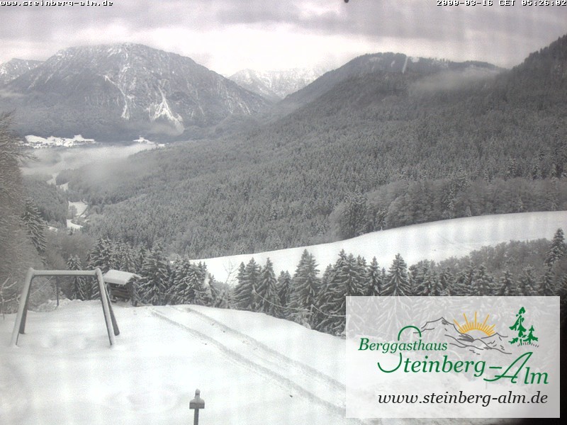 Archiv Foto Webcam Ruhpolding: Steinberg-Alm