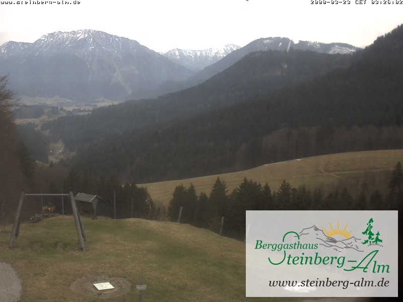 Archiv Foto Webcam Ruhpolding: Steinberg-Alm