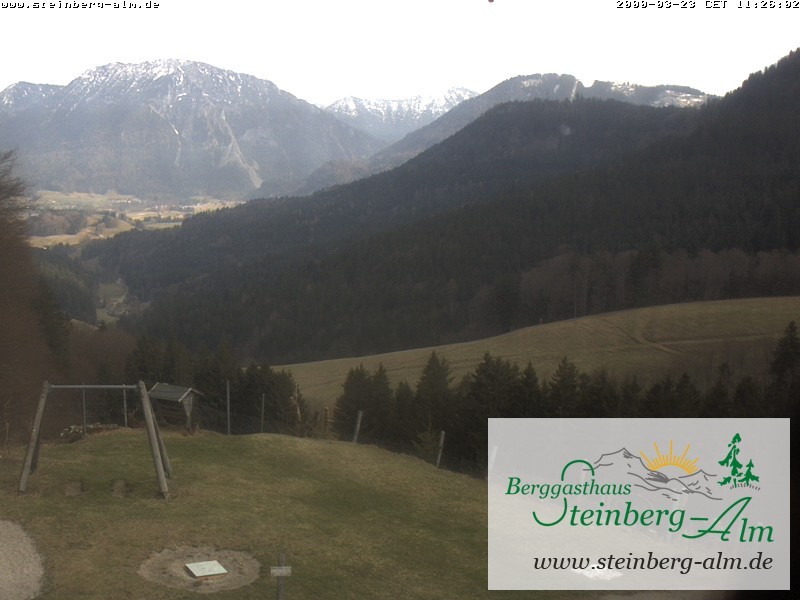 Archiv Foto Webcam Ruhpolding: Steinberg-Alm