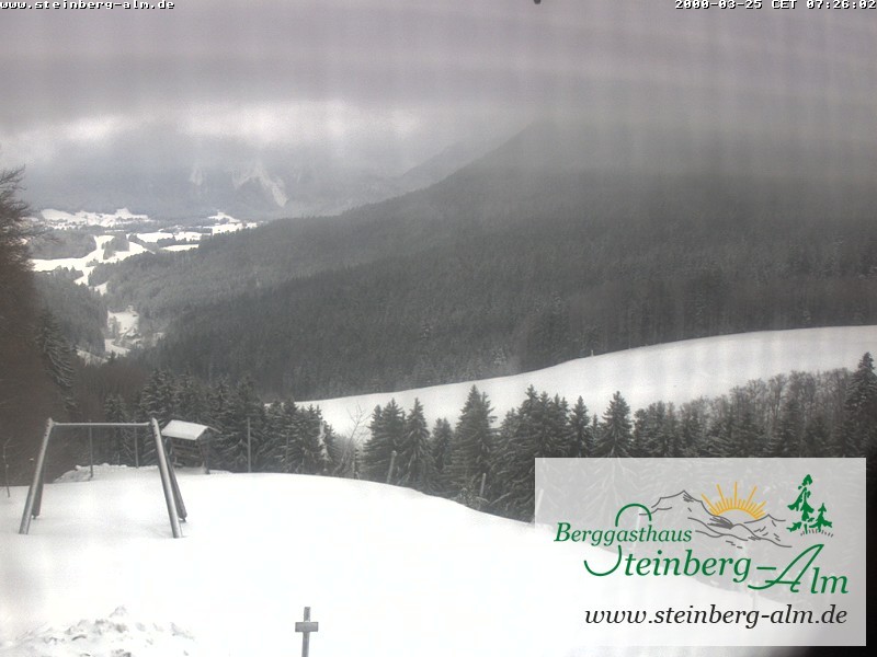 Archived image Webcam Mountain restaurant "Steinberg Alm"