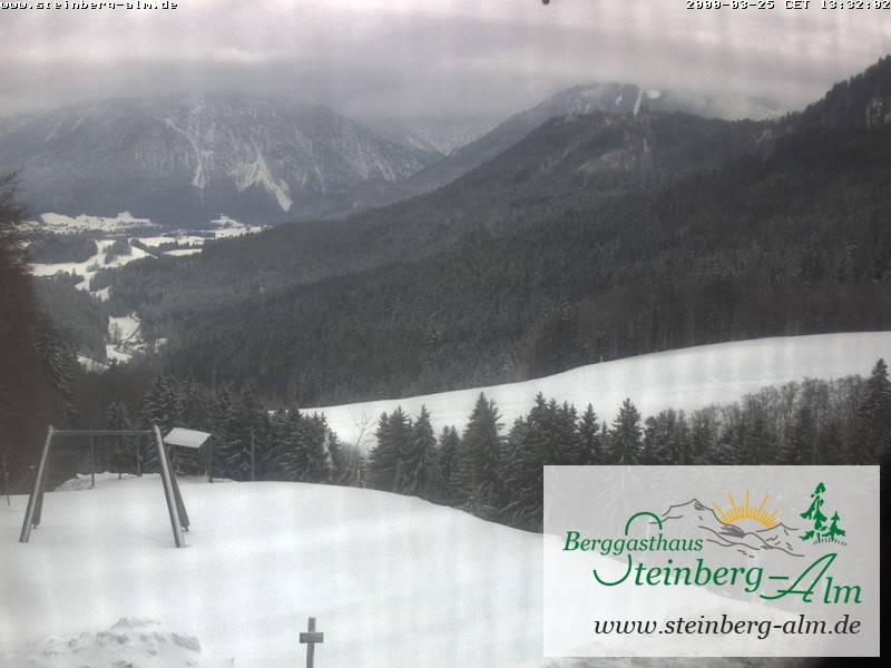 Archived image Webcam Mountain restaurant "Steinberg Alm"