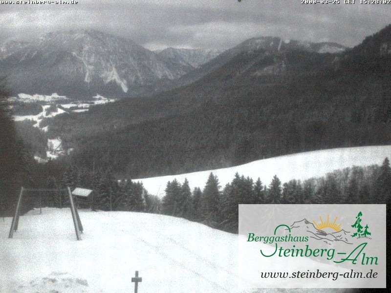 Archived image Webcam Mountain restaurant "Steinberg Alm"