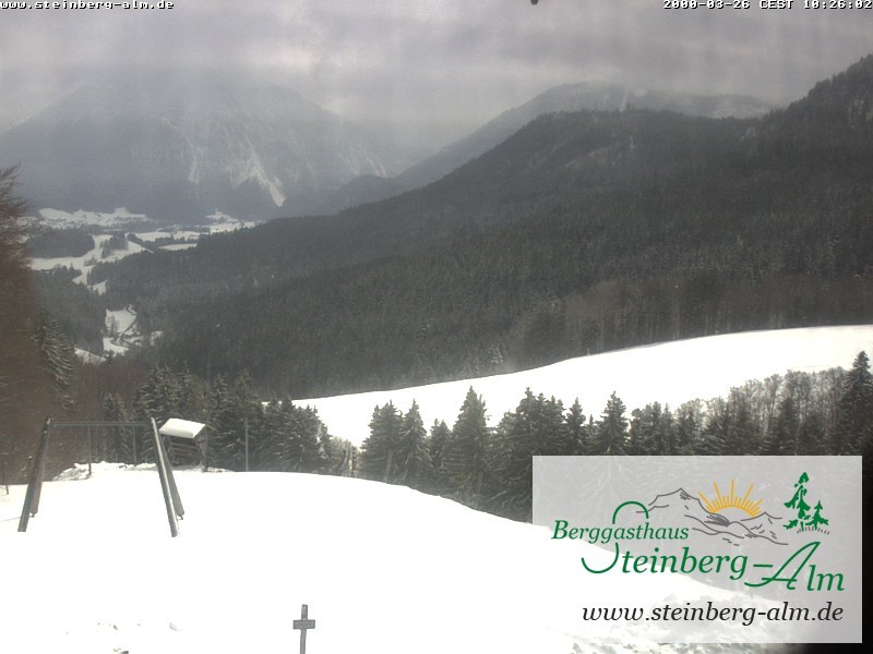 Archiv Foto Webcam Ruhpolding: Steinberg-Alm