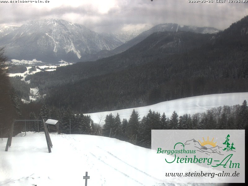 Archiv Foto Webcam Ruhpolding: Steinberg-Alm