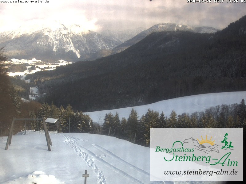 Archiv Foto Webcam Ruhpolding: Steinberg-Alm