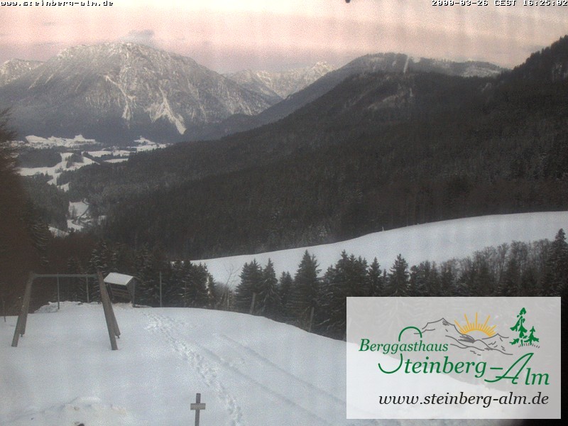 Archiv Foto Webcam Ruhpolding: Steinberg-Alm