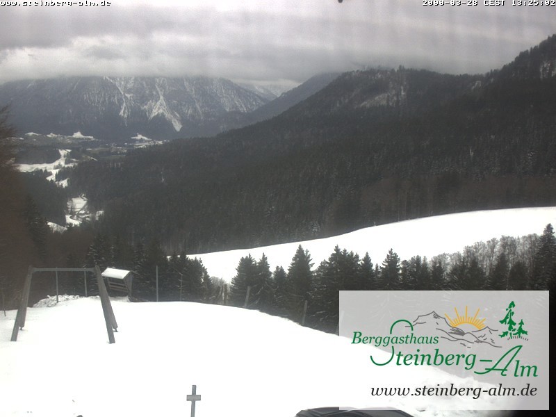 Archiv Foto Webcam Ruhpolding: Steinberg-Alm