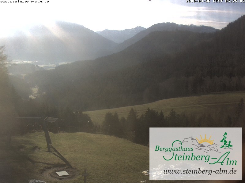 Archiv Foto Webcam Ruhpolding: Steinberg-Alm