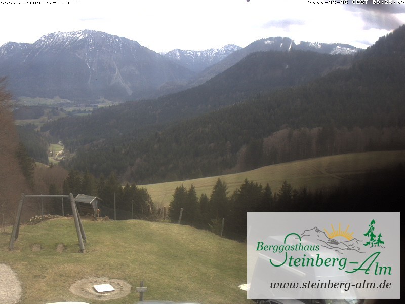 Archiv Foto Webcam Ruhpolding: Steinberg-Alm