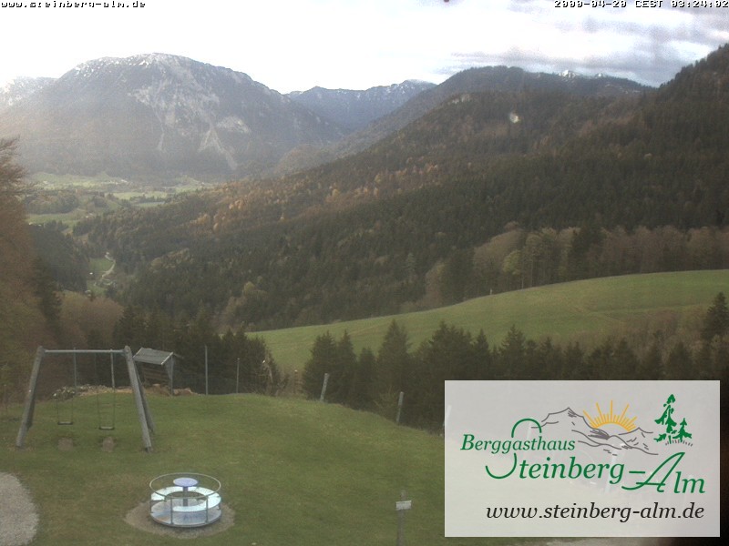 Archiv Foto Webcam Ruhpolding: Steinberg-Alm