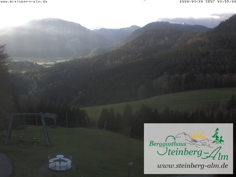 Archiv Foto Webcam Ruhpolding: Steinberg-Alm