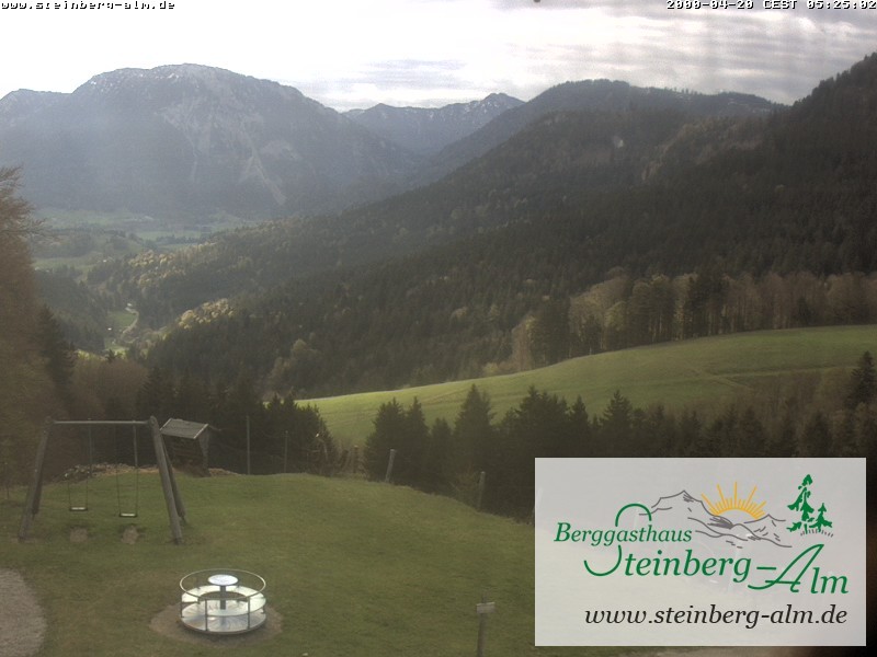 Archiv Foto Webcam Ruhpolding: Steinberg-Alm