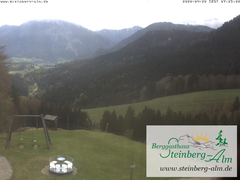 Archiv Foto Webcam Ruhpolding: Steinberg-Alm