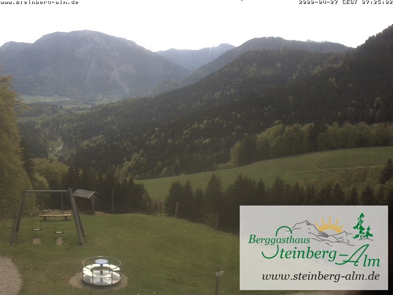 Archiv Foto Webcam Ruhpolding: Steinberg-Alm