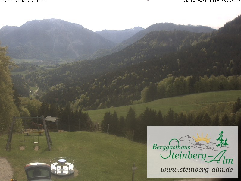 Archiv Foto Webcam Ruhpolding: Steinberg-Alm