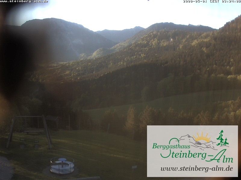 Archiv Foto Webcam Ruhpolding: Steinberg-Alm