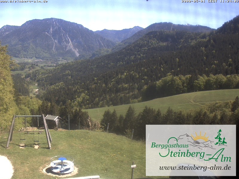 Archiv Foto Webcam Ruhpolding: Steinberg-Alm