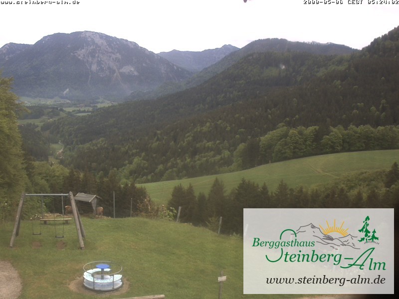 Archived image Webcam Mountain restaurant "Steinberg Alm"