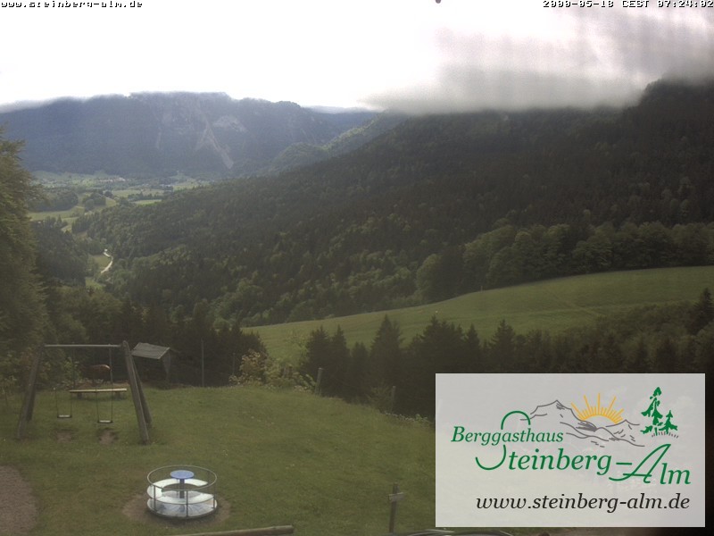 Archiv Foto Webcam Ruhpolding: Steinberg-Alm