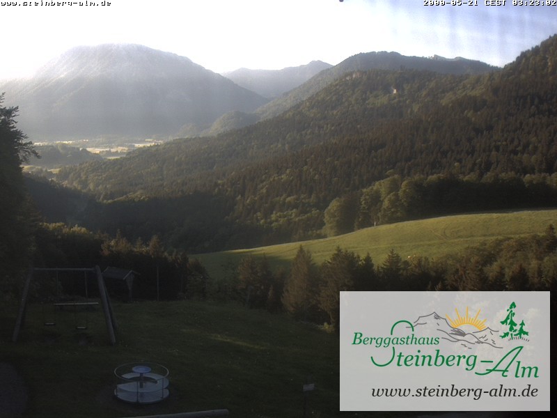 Archived image Webcam Mountain restaurant "Steinberg Alm"