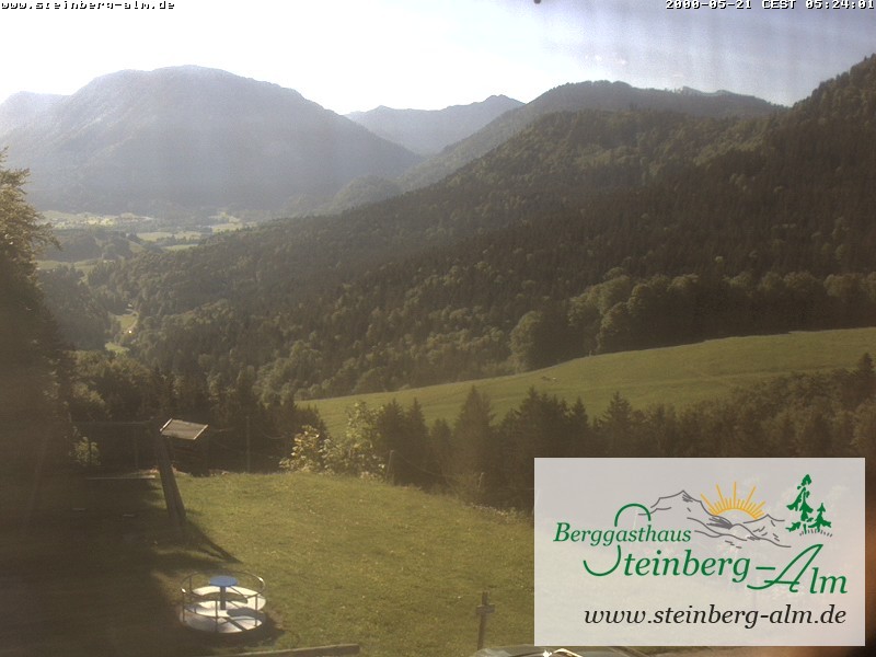 Archived image Webcam Mountain restaurant "Steinberg Alm"