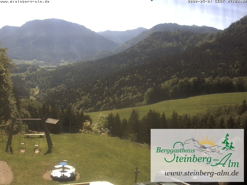 Archived image Webcam Mountain restaurant "Steinberg Alm"