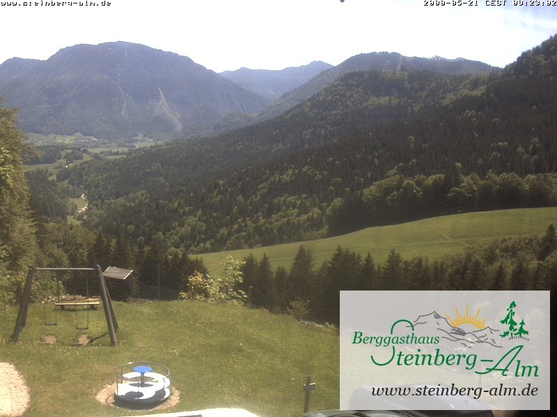 Archived image Webcam Mountain restaurant "Steinberg Alm"