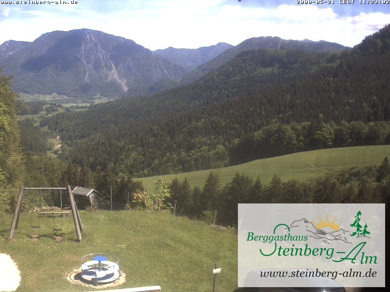 Archived image Webcam Mountain restaurant "Steinberg Alm"