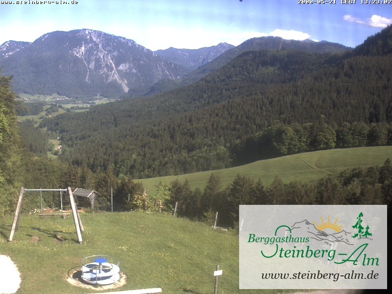 Archived image Webcam Mountain restaurant "Steinberg Alm"