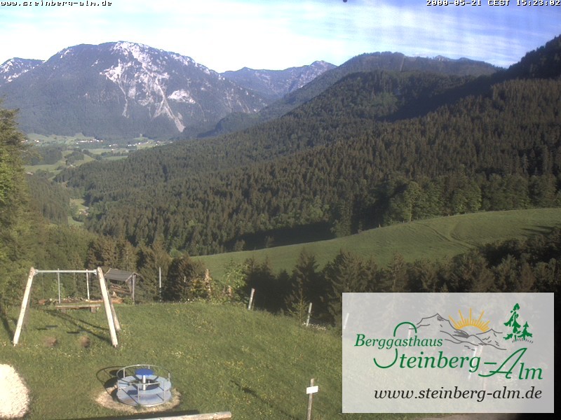 Archived image Webcam Mountain restaurant "Steinberg Alm"