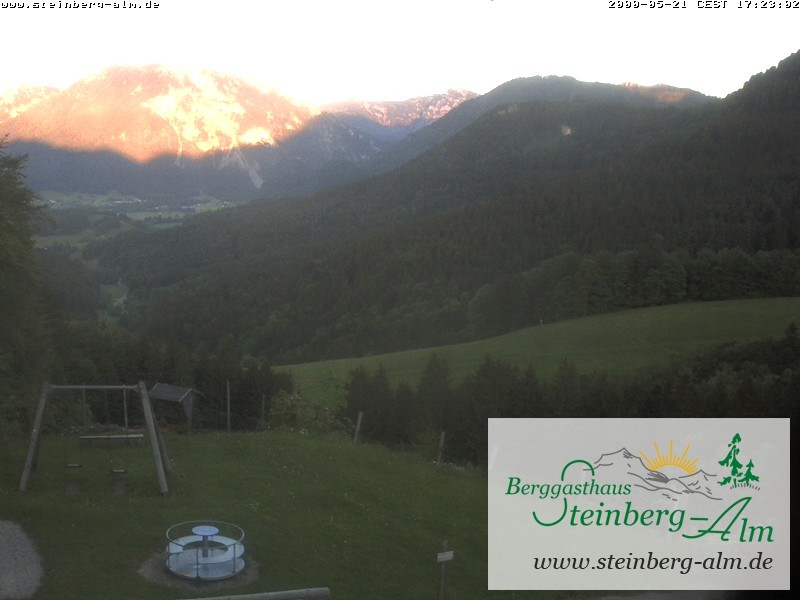 Archived image Webcam Mountain restaurant "Steinberg Alm"