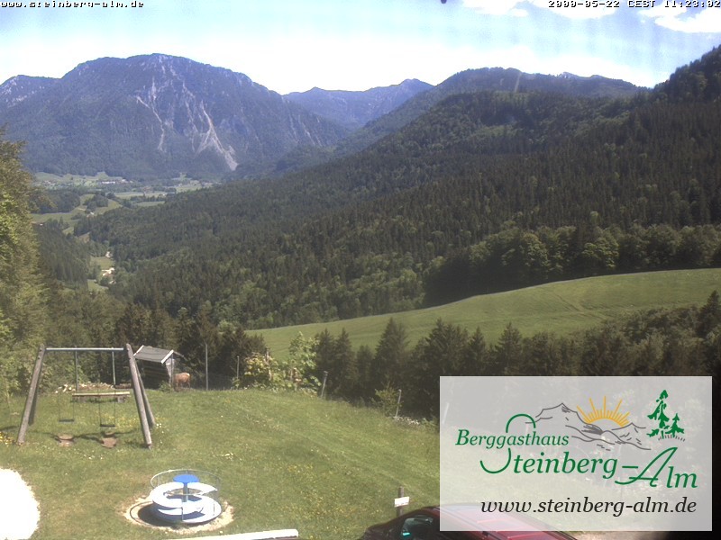 Archiv Foto Webcam Ruhpolding: Steinberg-Alm