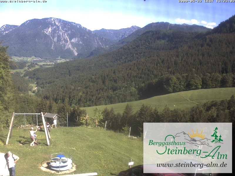 Archiv Foto Webcam Ruhpolding: Steinberg-Alm