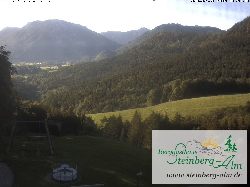 Archiv Foto Webcam Ruhpolding: Steinberg-Alm