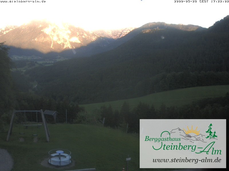Archiv Foto Webcam Ruhpolding: Steinberg-Alm