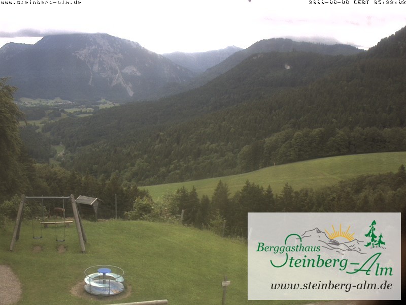 Archiv Foto Webcam Ruhpolding: Steinberg-Alm