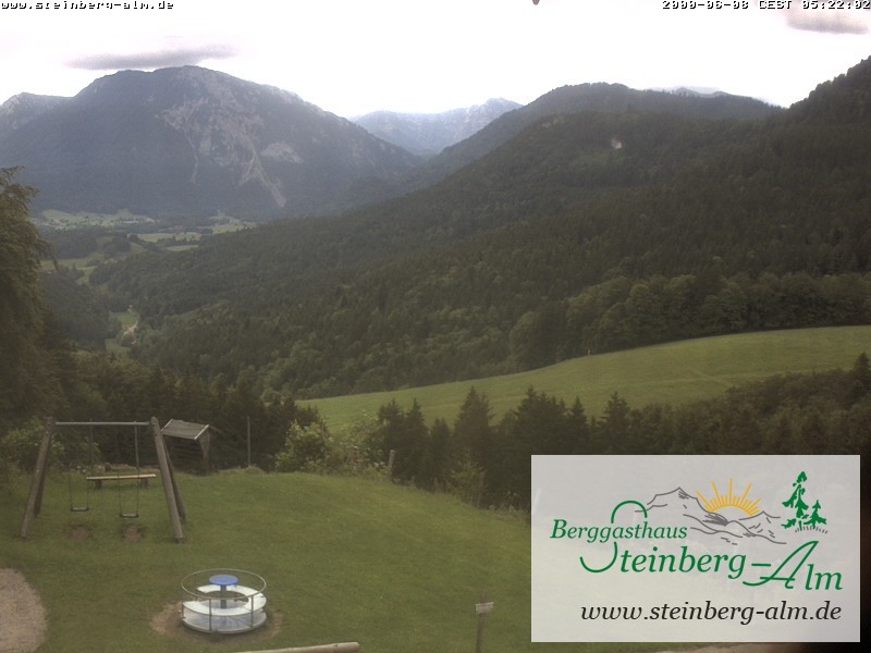 Archiv Foto Webcam Ruhpolding: Steinberg-Alm