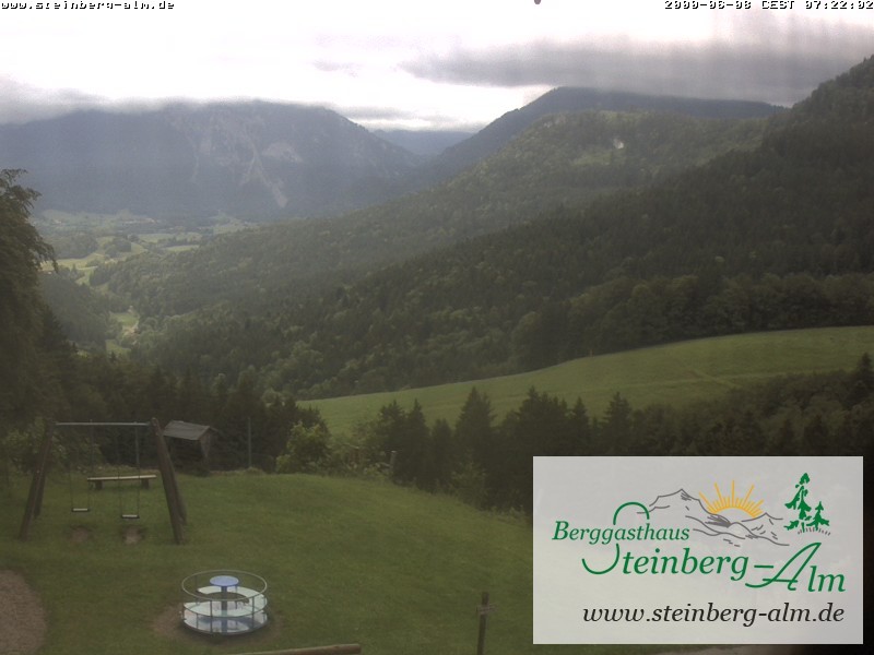 Archiv Foto Webcam Ruhpolding: Steinberg-Alm