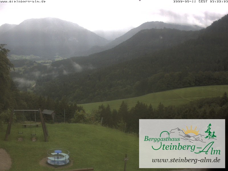 Archiv Foto Webcam Ruhpolding: Steinberg-Alm