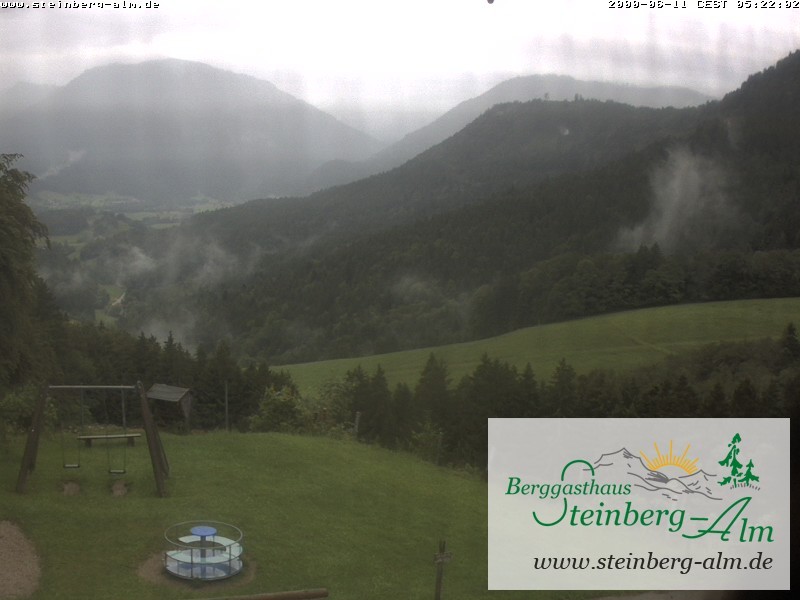 Archiv Foto Webcam Ruhpolding: Steinberg-Alm